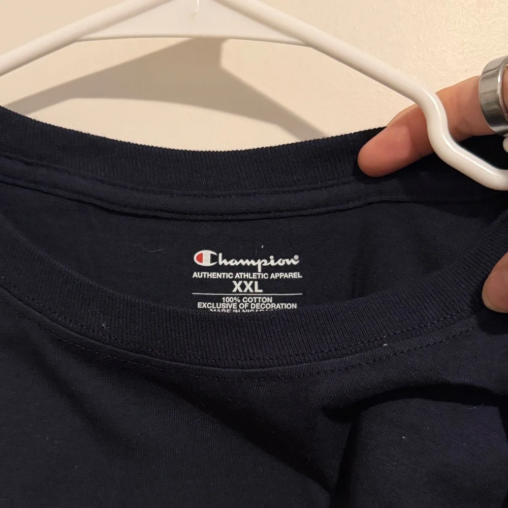 Champion Navy Michigan Big Ten Basketball Champions Tee - Picture 3 of 8